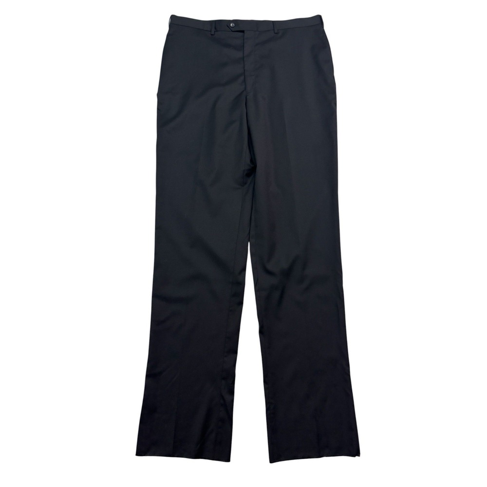 NEW Jos A Bank 40 Unhemmed Dress Suit Pants Trousers Flat Front Wool‎ Signature